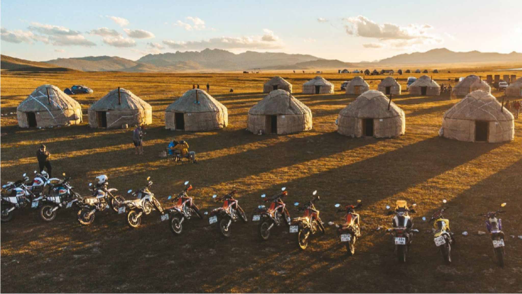 Expedition auf dem Motorrad durch Kirgisistan